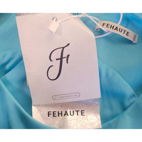 NWT Fehaute A-Line Twist Waist Midi Dress - Picture 4 of 7